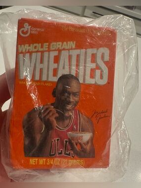Wheaties Whole Grain Cereal Mini Box - Sealed - Michael Jordan